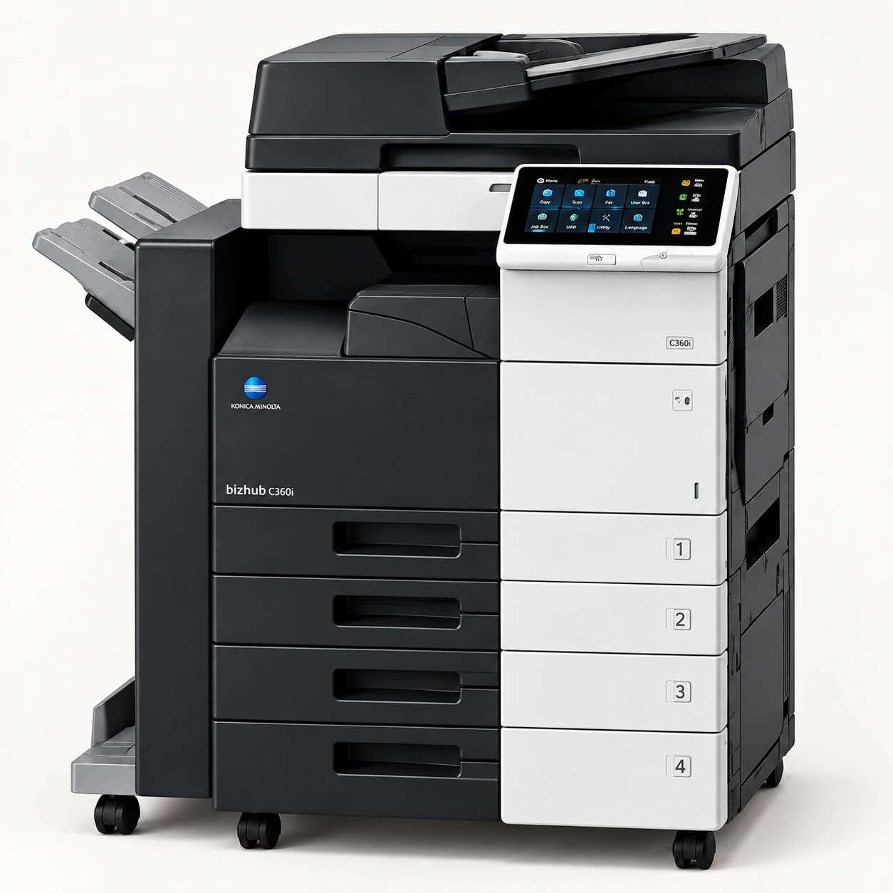 Konica Minolta C458 Photocopier Machine — Model-specific product photograph